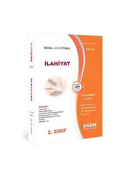 Aöf 2. Sınıf İlahiyat Lu Güz Konu Anlatımlı Soru Bankası