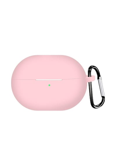Microsonic Huawei Freebuds Pro 4 Kılıf Askılı Mat Silikon Pembe