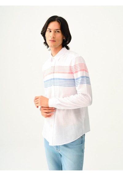 Erkek T-shirt Lf2030633 Beyaz