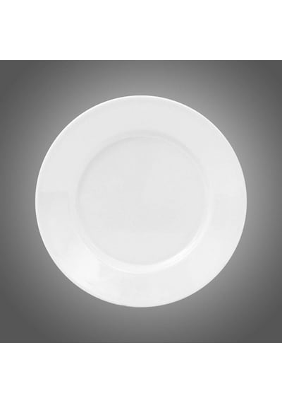 15 Cm Melamin Servis Tabağı 12 Adet Beyaz