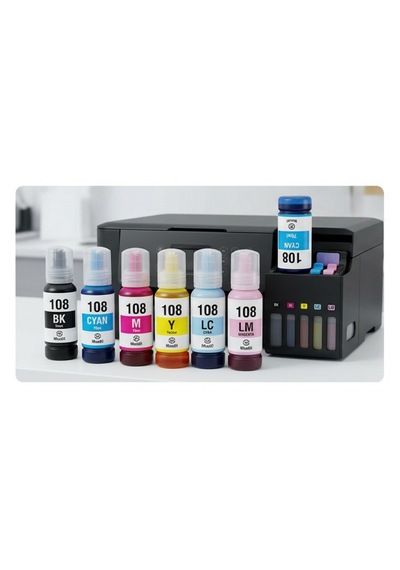 Epson 108 Mürekkep Avantaj Paketi 6 Renk Renkli