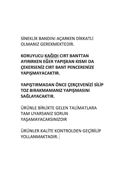150x130 Cm 5 Metre Cırt Bantlı Pencere Sinek Önleyici Kovucu Sineklik Perdesi Tül