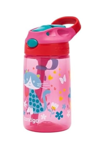 Gizmo Flip Kedicikler Tritan Çocuk Suluğu 420 Ml Pembe Bej