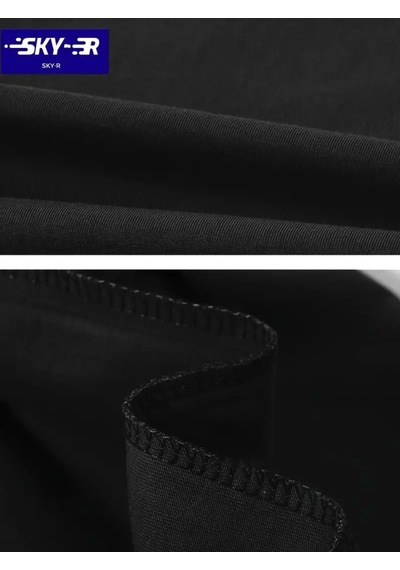 Suma Oversize Bisiklet Yaka Baskılı Siyah T-shirt - Xl Beden