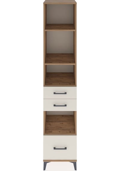 Hyperion Dolap 4 Raflı 3 Çekmeceli 44x44x221 Çam-aytaşı Çam