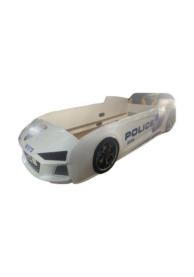 Polis Beyaz Arabalı Yatak V12 Audi Full Ledli Kumandalı Ve Müzikli Polis Beyaz Arabalı Yatak V12 Audi Full Ledli Kumandalı Ve Müzikli