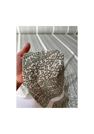 En 150 Cm Pamuklu Organik Dökümlü Keten Kumaş Elbise,kimono, Çocuk Giyim -502 Haki