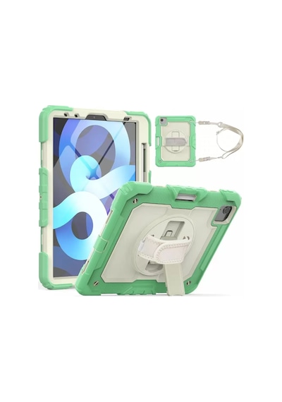 Newface Apple İpad Pro 11 2020 Kılıf Strap New Tablet Kapak - Yeşil Tablet Kılıfı