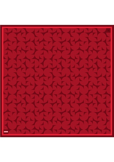 Belli Twill Saf İpek Eşarp 2025 Yaz Sezonu 4117d T - Renk-34 Çok Renkli