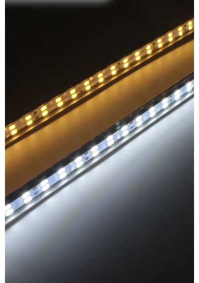 Alüminyum Kasalı Çubuk Barled 12v 72 Ledli 5730 Şeffaf Cam Beyaz Led