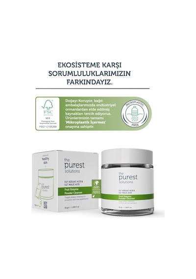 Arındırıcı Ve Canlandırıcı Tüm Ciltler Için Meyve Asitleri Içeren Toz Temizleyici 55 G