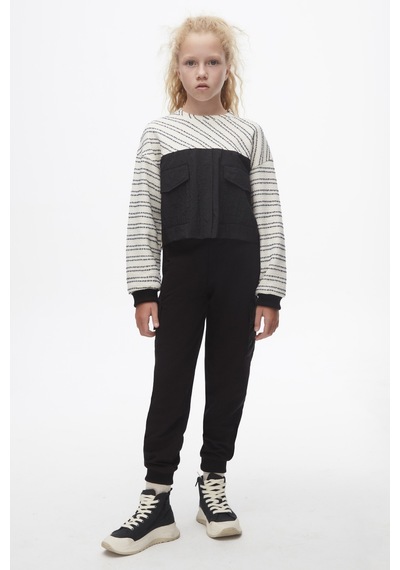 Nk Kids Mood 37315 Kız Çocuk Sweatshirt Siyah