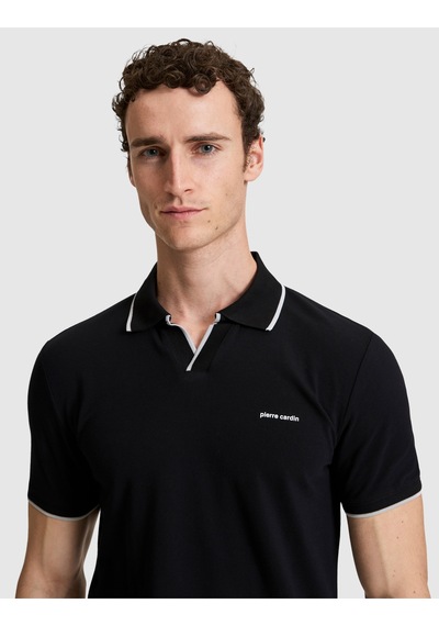 Pierre Cardin Erkek Siyah Tişört 50321029-vr046