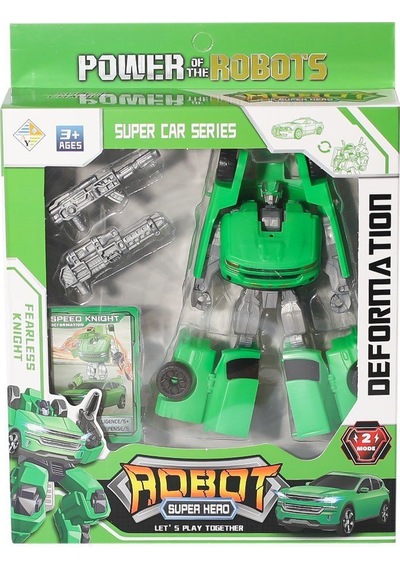 Hy-8877 Dönüşebilen Transformers Kartlı Araba