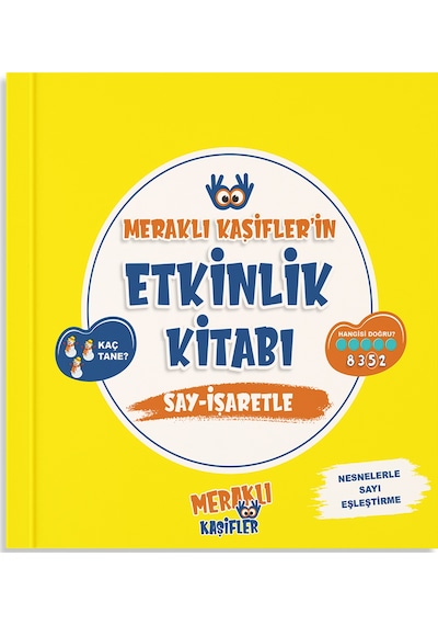 Meraklı Kaşifler İn Etkinlik Kitabı Say - İşaretle