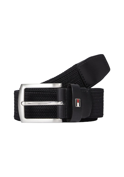 Tommy Hilfiger Denton Elastıc 3.5 Erkek Siyah Kemer - Am0am13354 Siyah