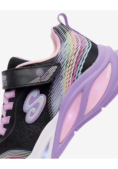 Skechers Cosmıc Glow Raınbow Beam Büyük Kız Çocuk Siyah Işıklı Spor Ayakkabı 303709l Bkmt Siyah Skechers Cosmıc Glow Raınbow Beam Büyük Kız Çocuk Siyah Işıklı Spor Ayakkabı 303709l Bkmt Siyah