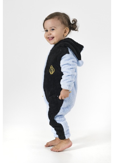 Welsoft Peluş Unisex Fermuarlı Kışlık Bebek Uyku Tulumu