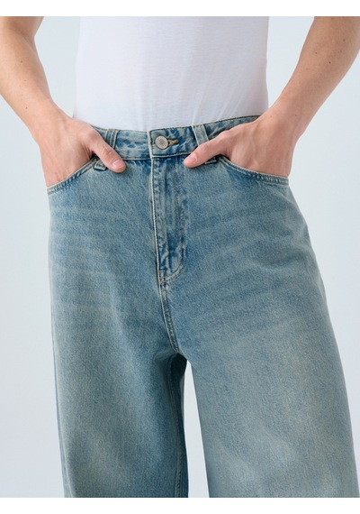 Baggy Baggy Fit Erkek Pantolon Lacivert