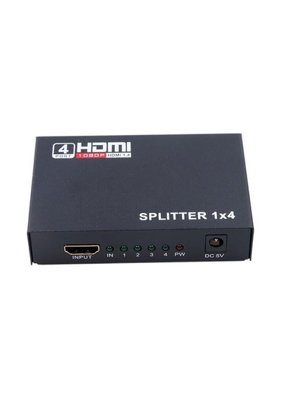 Primex Px 5004 1080P 2K 4K Uhd 4 Port Hdmı Splitter Adaptörlü