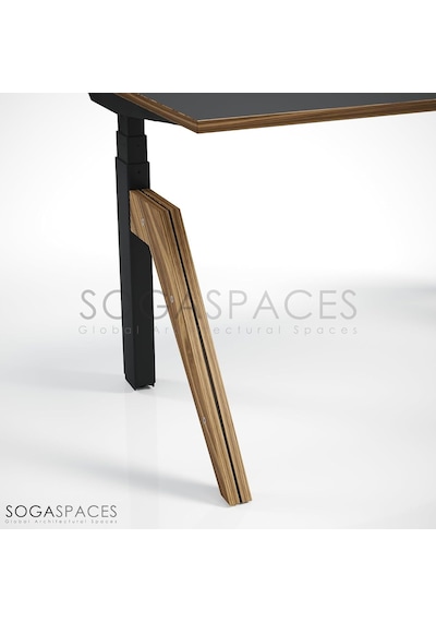 Regula Desk Dandy - Elektrikli Yükseklik Ayarlı Çalışma Masası, Sıradışı Tasarım, Çift Motorlu, Bluetooth Ko Diğer