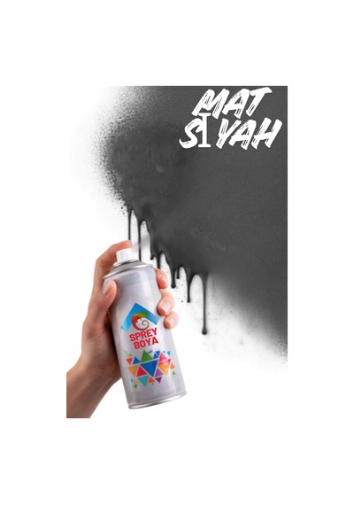400 Ml Sprey Boya Mat Siyah Metal Ahşap Beton Duvar Yüzeylere Uygun Hobi Akrilik Mat Parlak Dekoratif Boyası Genel Amaçlı Hızlı Kuruyan Çok Amaçlı Renkli Sprey Boyalar İç Dış Mekan Kendin Yap Dıy Mat Siyah Mat Siyah 400 Ml Sprey Boya Mat Siyah Metal Ahşap Beton Duvar Yüzeylere Uygun Hobi Akrilik Mat Parlak Dekoratif Boyası Genel Amaçlı Hızlı Kuruyan Çok Amaçlı Renkli Sprey Boyalar İç Dış Mekan Kendin Yap Dıy Mat Siyah Mat Siyah