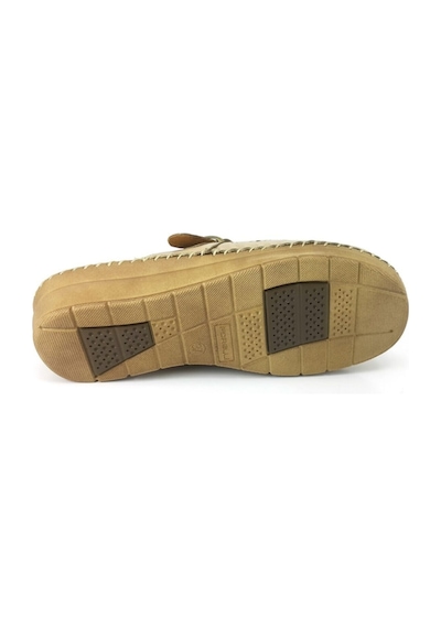 Forelli 80625 Bej Deri Terlik