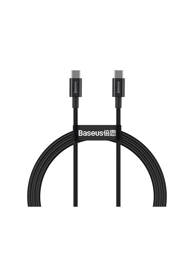 Baseus Superior Hızlı Şarj Özellikli 100w Type-c To Type-c Kablo 1m-siyah Sku: Zeus8690010072429