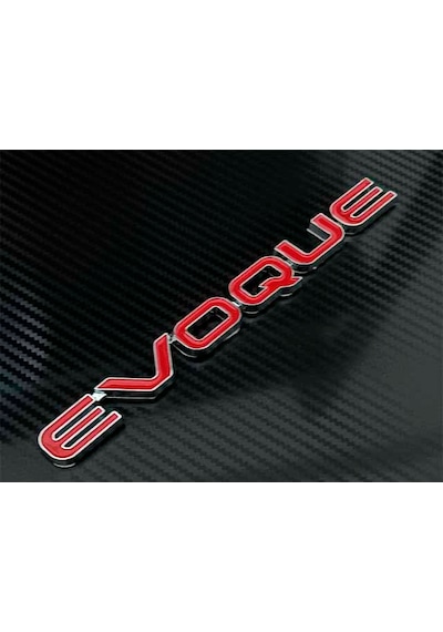 Range Rover Evoque Bagaj Yazısı Kırmızı Oem Kalite Yazı Logo Arma Amblem 0