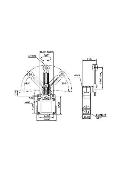 Cntd Csa-031 Ip66 Metal Limit Switch