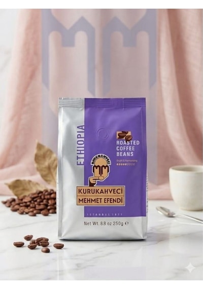 Mehmet Efendi Ethiopia Kavrulmuş Çekirdek Kahve 250 Gr