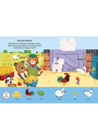 Nosy Crow Bizzy Bear - My First Sticker Book - Animals