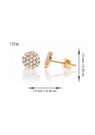 Moom Mücevherat Kadın 14 Ayar Altın Küpe N11.15566
