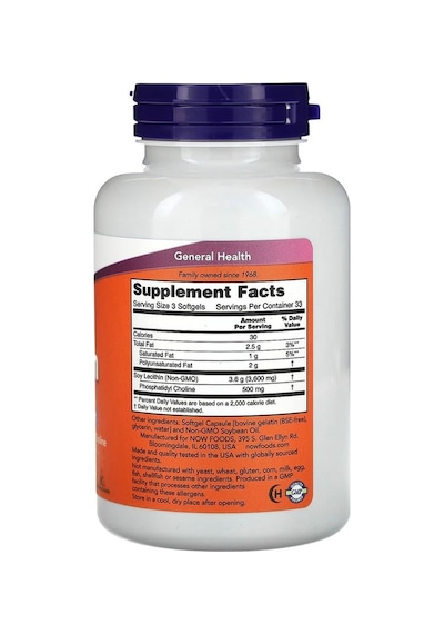 Non Gmo Lecithin 1200 Mg 100 Kapsül