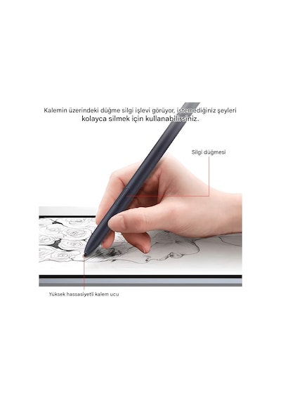 Galaxy Tab S Pen Uyumlu Dokunmatik Stylus Tablet Kalemi S11/s10/s9/s8/s7/s6 Lite/fe/plus Bluetooth'suz Siyah