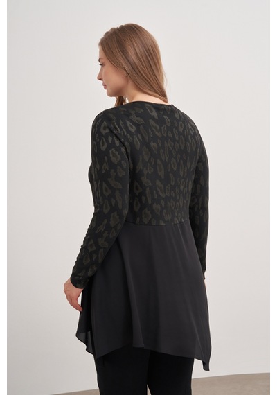 Aker 24aw15747112 Büyük Beden Tunik 24aw15747112 044 Haki