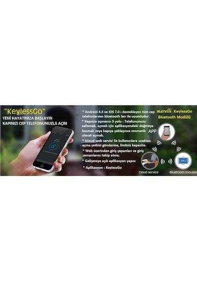 Marelli Keyless Go Bluetooth Modülü Kapınızı Cep Telenuyla Açın