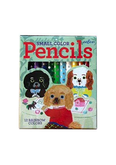 Eeboo Yumi 12li Mini Kuru Boya Kalemi - Dog Çok Renkli