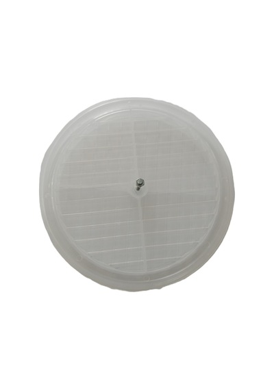 Cam Menfez Doğalgaz Havalandırma Menfezi Şeffaf Çap 18 Cm