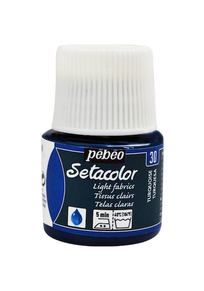 Pebeo Setacolor Light Fabric Transparan Kumaş Boyası 30 Turquoı
