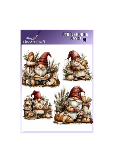 Ütü İle Rub On Transfer Kağıdı - No: 96 30x30 Cm