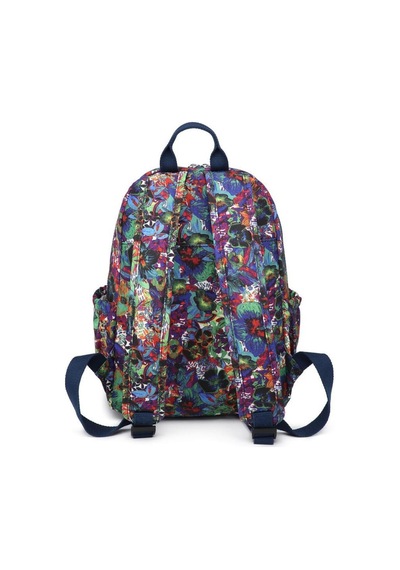 Orta Boy Kadın Sırt Çantası Smart Bags Krinkıl Kumaş 1187 Petunia