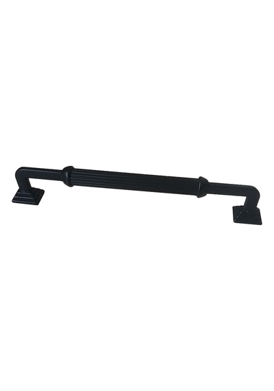 Mobaksaksesuar Kare Ayaklı Sütun Boru Kulp Siyah 160 Mm