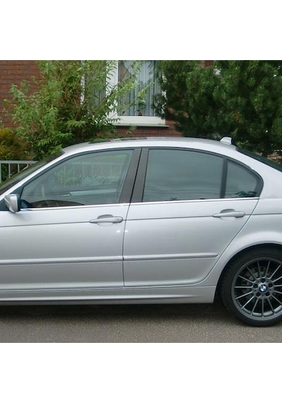 Bmw 3 Seri E46 Krom Cam Çıtası 4 Parça P.Çelik 1998-2005