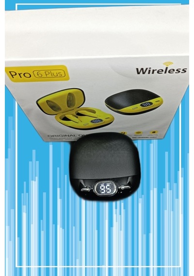 Pro6 Plus Kablosuz Led Işıklı Oyuncu Bluetooth Kulaklık 5.0 Siyah
