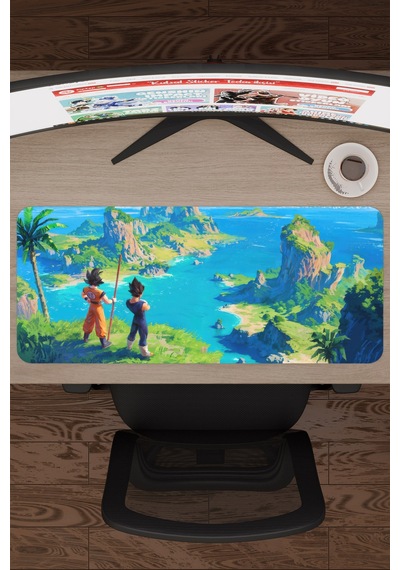 Dragon Ball Anime V2 - 70x30 Xl Gaming Kauçuk Kaymaz Taban Mouse Pad Fare Altlığı