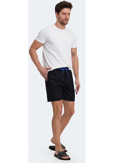 Slazenger RENO Erkek Cepli Deniz Şortu Siyah Mayo