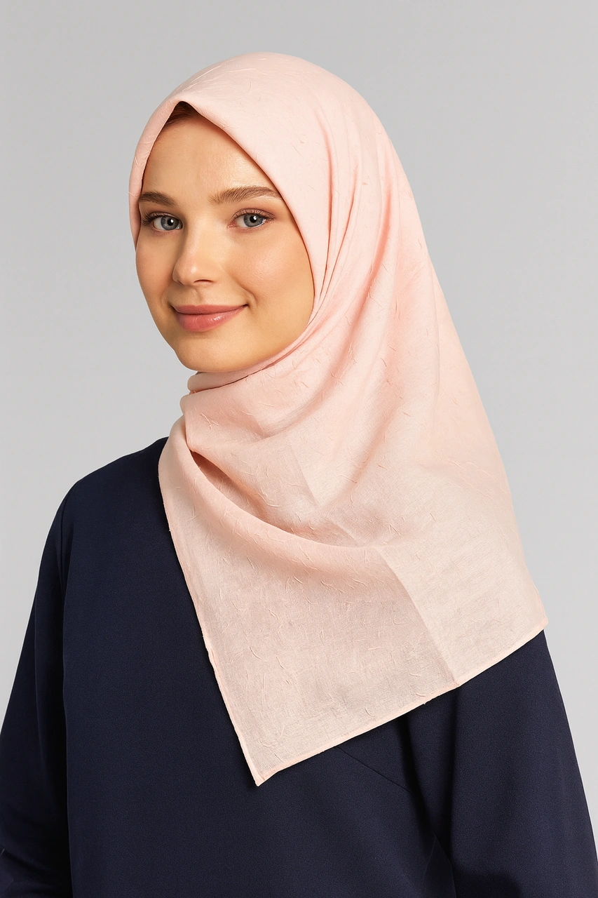 Bilenler Bambu Kraş Eşarp 100x100 Cm Terletmez, Tok Ve Dik Duran, Dört Mevsim Kullanıma Uygun Açık Pembe