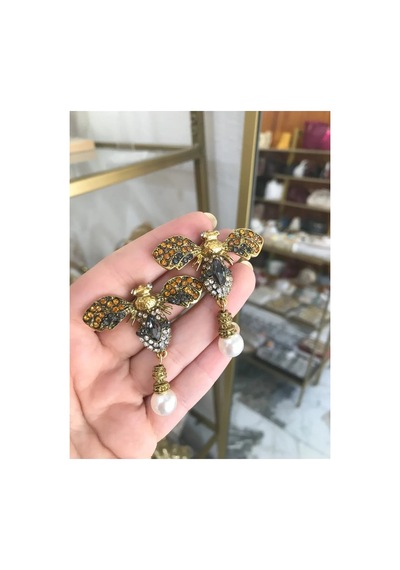 Marka Model Arı Küpe Sarı