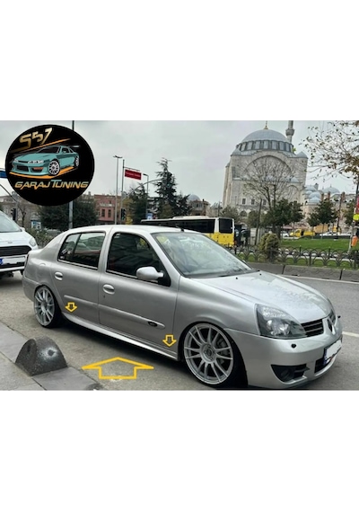 Renault Clio-symbol Hb Sedan Aero Marşpiyel Takımı Fiberglass Boyasız